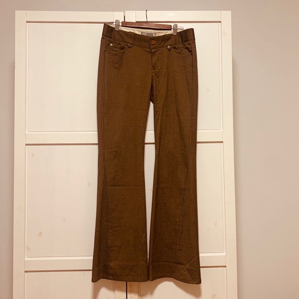 Bishop of Seventh Tweed Bell Bottom Flare Pants